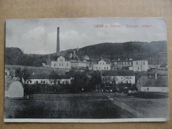 Debř nad Jizerou Mladá Boleslav továrna Arbor