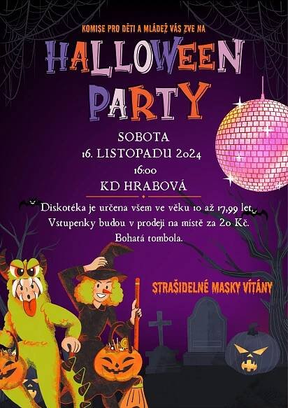 Halloween party | Hrabovak