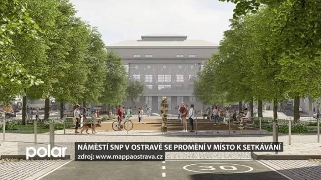Náměstí SNP se promění v místo k setkávání. Návrh mohli Ostravané konzultovat s architekty