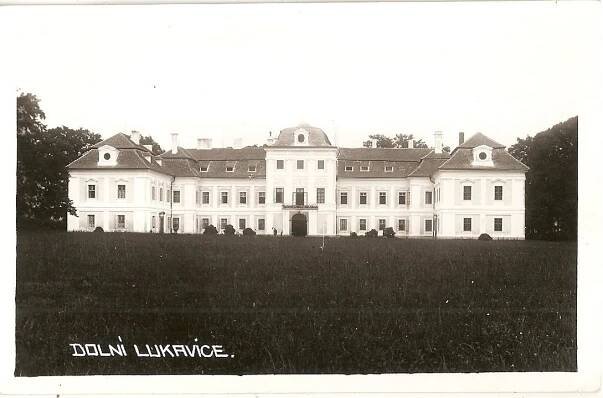 DOLNÍ LUKAVICE - zámek - Plzeň-jih - Pohlednice místopis