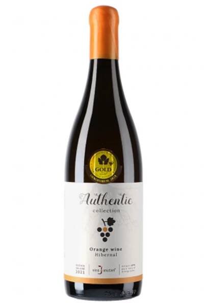 Orange Wine Hibernal 2021, Víno Hruška, Authentic collection, moravské zemské víno, suché, 0,75l - AllWineShop.eu