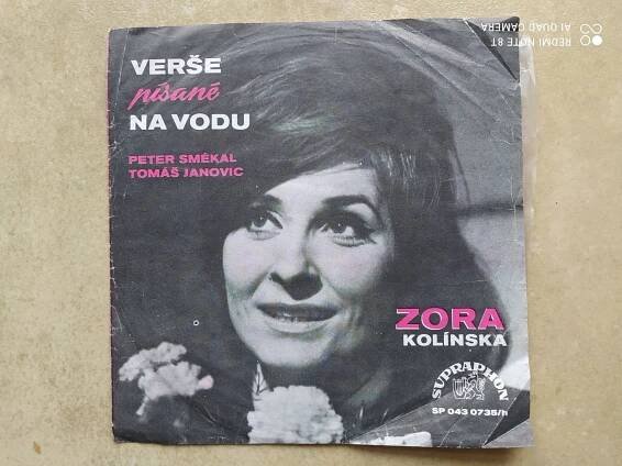 SP  Zora Kolínská - Verše písané na vodu - Hudba a film
