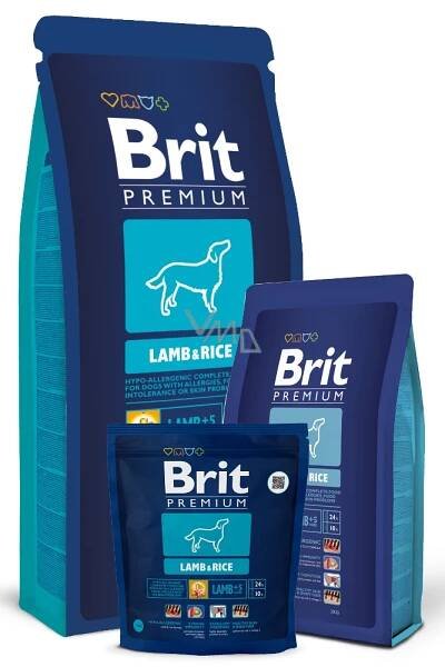 Brit Premium Adult for adult dogs with signs of allergies or digestive problems, skin diseases 3 kg Complete premium food