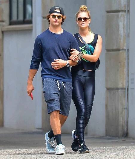 EXCLUSIVE: Nina Agdal Walks Arm in Arm with Boyfriend Jack Brinkley-Cook in New York City