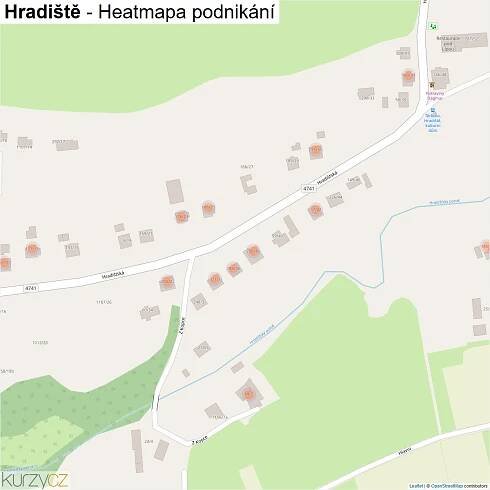 Hradiště - mapy | Kurzy.cz