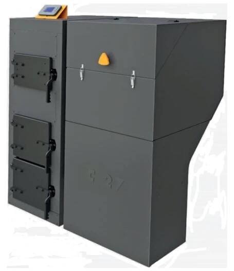 Kotel na tuhá paliva s autom.podavačem Benekov ocelový C 27 Premium - pravý 25 kW, 330 - StavProMont s.r.o.
