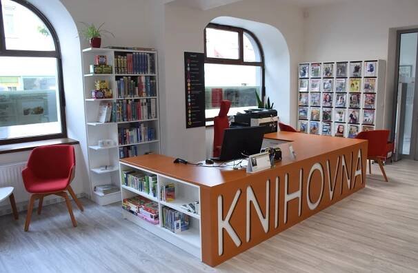 Knihovna v nových prostorách - Městská knihovna a informační centrum Hradec nad Moravicí
