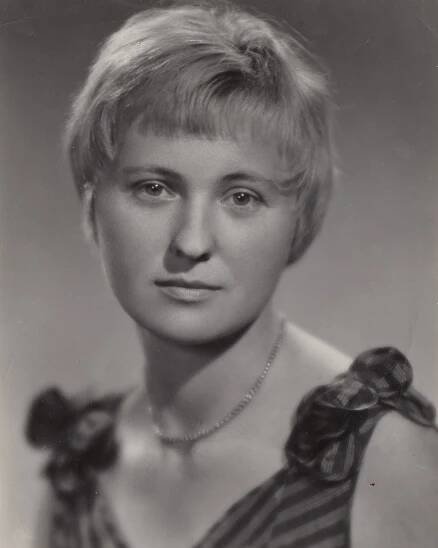 Erika Bednářová (Rotterová), 1955. Zdroj: archiv pamětnice