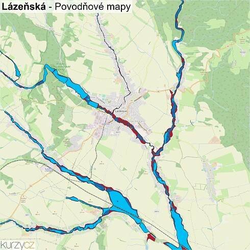 Lázeňská - mapy | Kurzy.cz