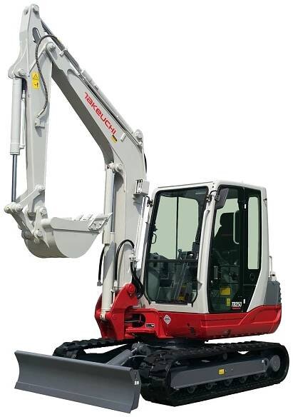 Takeuchi TB 250 – půjčovna nářadí Kerouš