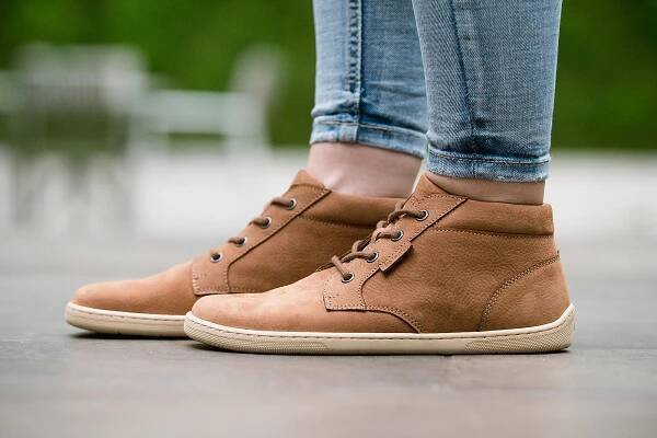 Barefoot boty Be Lenka Synergy - Cognac & Beige