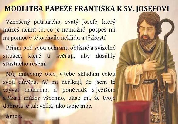 Rok svatého Josefa - Římskokatolická farnost Bolatice