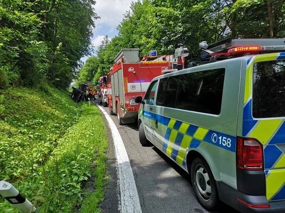 1.7.2023 – Dopravní nehoda, směr Bušín. | SDH Štíty