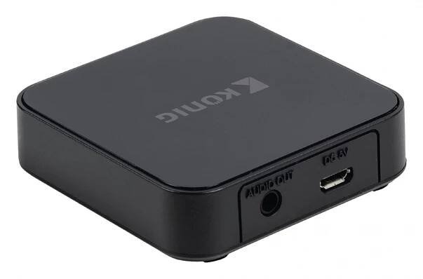 Audio přijímač König CSBTRCVR100 s bezdrátovou technologií Bluetooth 490 Kč