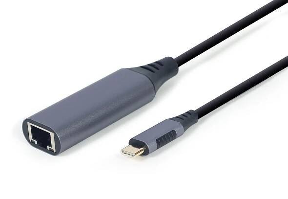 Adaptér Gembird USB-C to LAN Gbe RJ-45