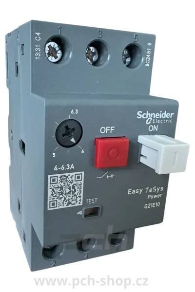 Schneider TeSys E GZ1E10 spouštěč motorový TVS 4-6,3A