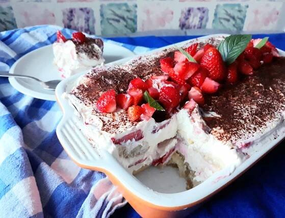 Jahodové tiramisu – Infinity cooking