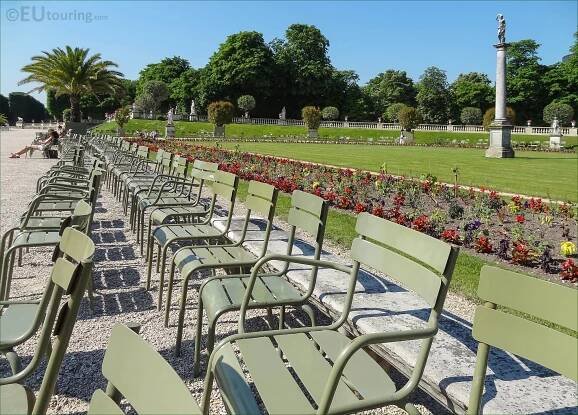 Paris Jardin du Luxembourg Gardens Attractions Map