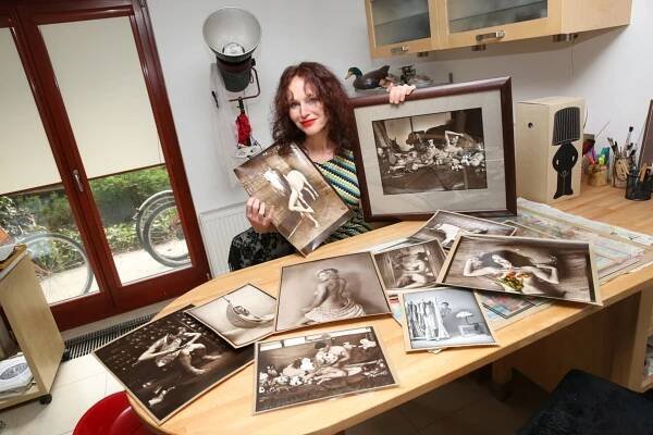Fotografka Sára Saudková ve svém království. 