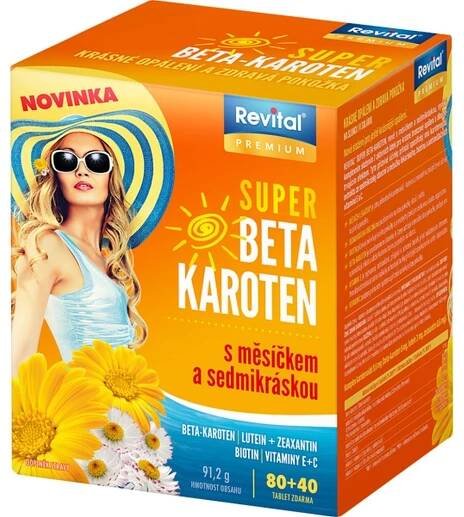 VITAR Super Beta-karoten+Měsíček+Sedmikráska 120 tablet