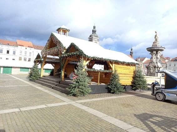 Adventní městečko otevře v Budějovicích v sobotu i s kolotočem