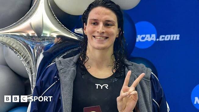 Lia Thomas becomes first known transgender athlete to win NCAA swimming title