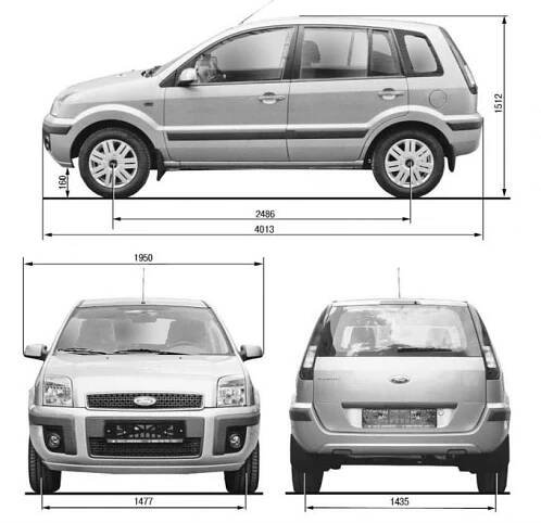 Zariadenie a technické vlastnosti automobilov Ford Fusion (2002-2012)