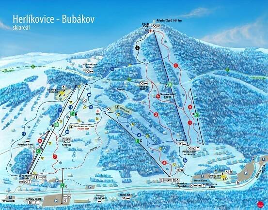 Skiareál Herlíkovice – Bubákov