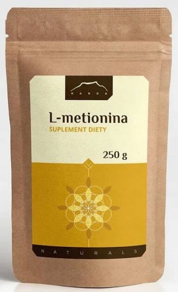 Nanga L-methionin 250g immunita , normální cholesterol v játrech