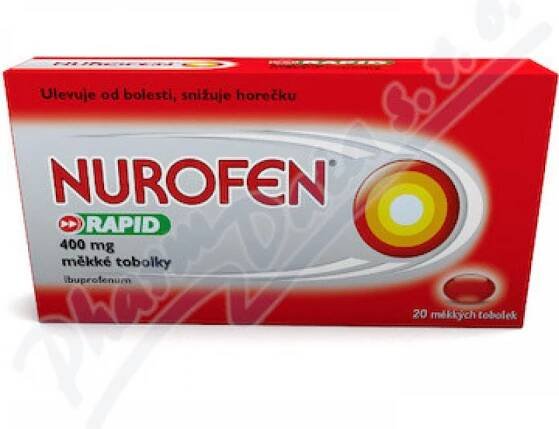 NUROFEN RAPID POR 400MG CPS MOL 20