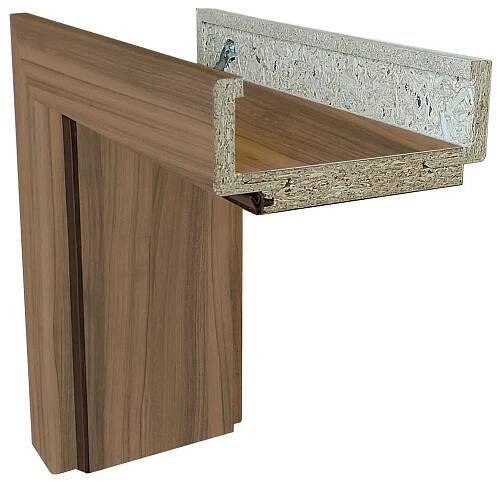 Solodoor 80 L 100 mm ořech