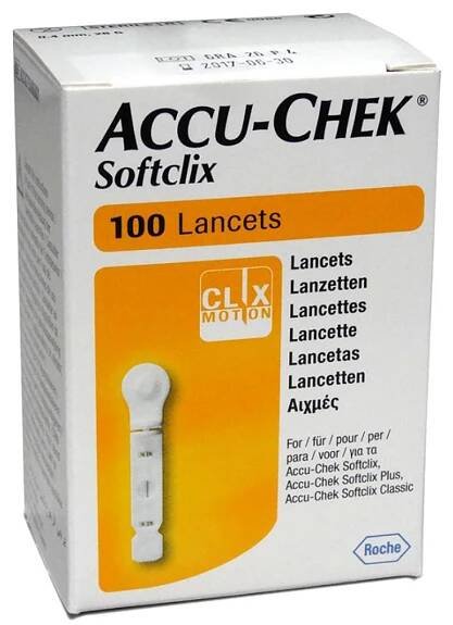 Accu-Chek Softclix lancety, bal.100ks