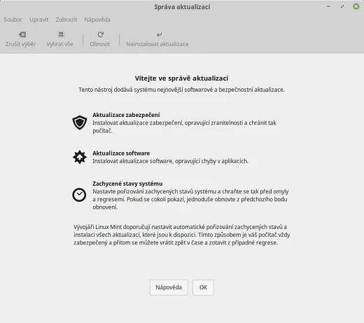 Instalace Linux Mint – 05 – Linux Mint CZ&SK