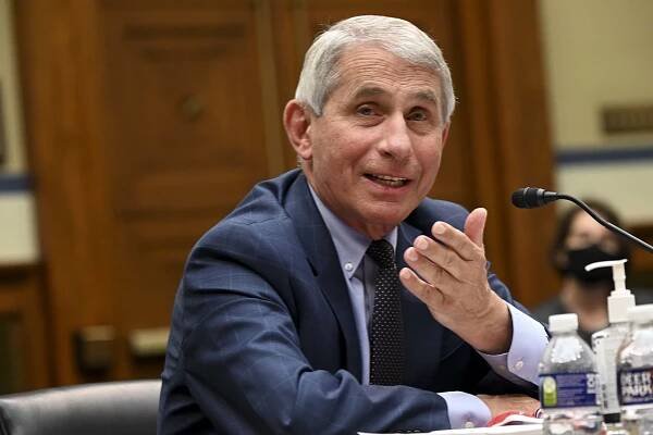 Dr. Anthony Fauci testifies during a House Select Subcommittee on the Coronavirus Crisis hearing.