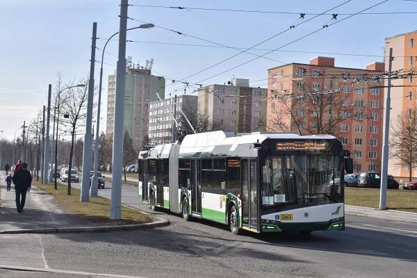 Jízdní řády testovacího trolejbusu Škoda 27 Tr na lince 58 (od 27.3.2019)