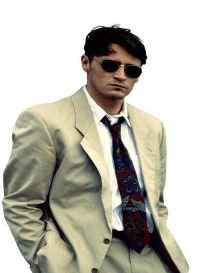 Ian Roberts in Hugo Boss suit