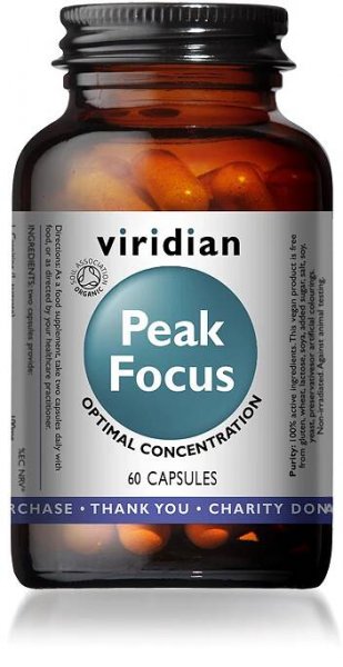 VIRIDIAN Peak Focus 60 kapslí