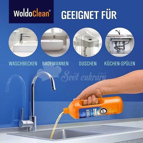 Power čistič odpadu 1000ml - WoldoClean® - Úklid domácnosti - Domácí potřeby - Svět cukrářů