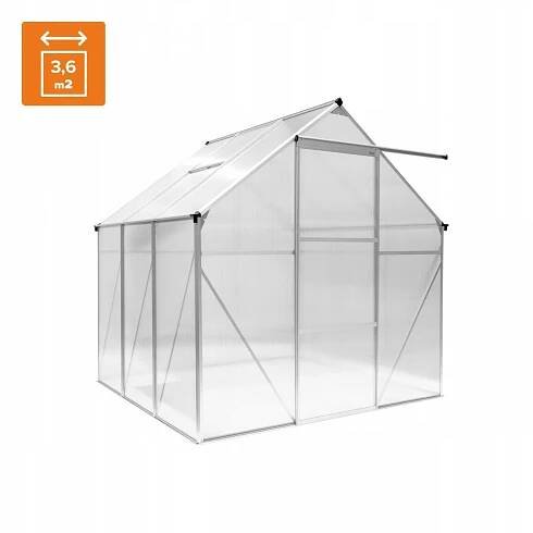 Polykarbonátový zahradní skleník - Viola I - 2x2m
