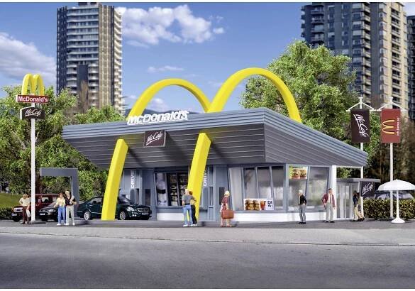 Vollmer 43634 H0 McDonald's rychloprestaurant