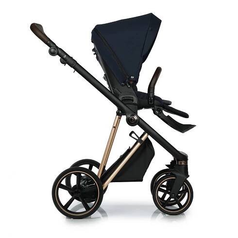 Roan Ivi Kombinovaný kočárek 2v1 - Rose Gold/Mystic Blue | DetskyDum.cz