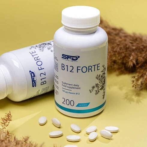 Vitamín B12 Forte 200 tablet - SFD NUTRITION • 199 Kč • NEJLEVNĚJŠÍ • Allnutrition.cz 