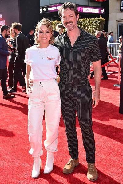 Tatiana Maslany and Brendan Hines arrive at the Los Angeles premiere of "Doctor Strange in the Multiverse of Madness," on at El Capitan Theatre LA Premiere of "Doctor Strange in the Multiverse of Madness", Los Angeles, United States - 02 May 2022