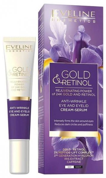 Krémové sérum pod oči a na víčka proti vráskám - Kosmetika Eveline. Oficiální obchod Eveline Cosmetics