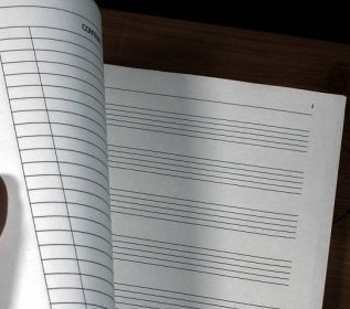Composer's Manuscript Notebook