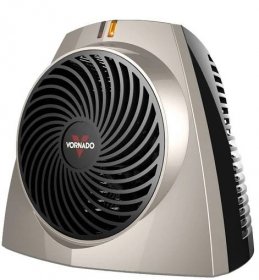 Vornado VH203 75 Square Foot Electric Personal Space Heater with Vortex Circulation, Champagne