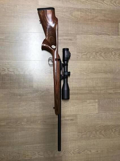 KOMISE - CZ 455 THUMHOLE,.22LR + optika ZEISS Duralyt 3-12x50