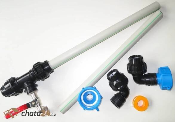 Propojení IBC 2ks - výstupní ventil 3/4"