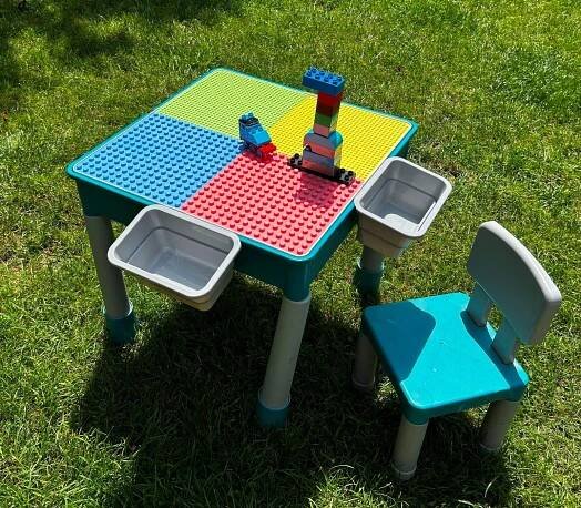 MULTIFUNKČNÍ SADA STŮL A ŽIDLE NA LEGO DUPLO, I ORIGINÁL a KRESLENÍ 😍 - Děti