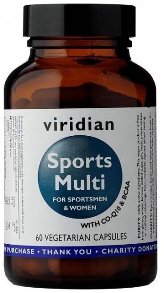 Viridian Sports Multi 60 kapslí (Vitamíny, minerály a rostlinné extrakty)